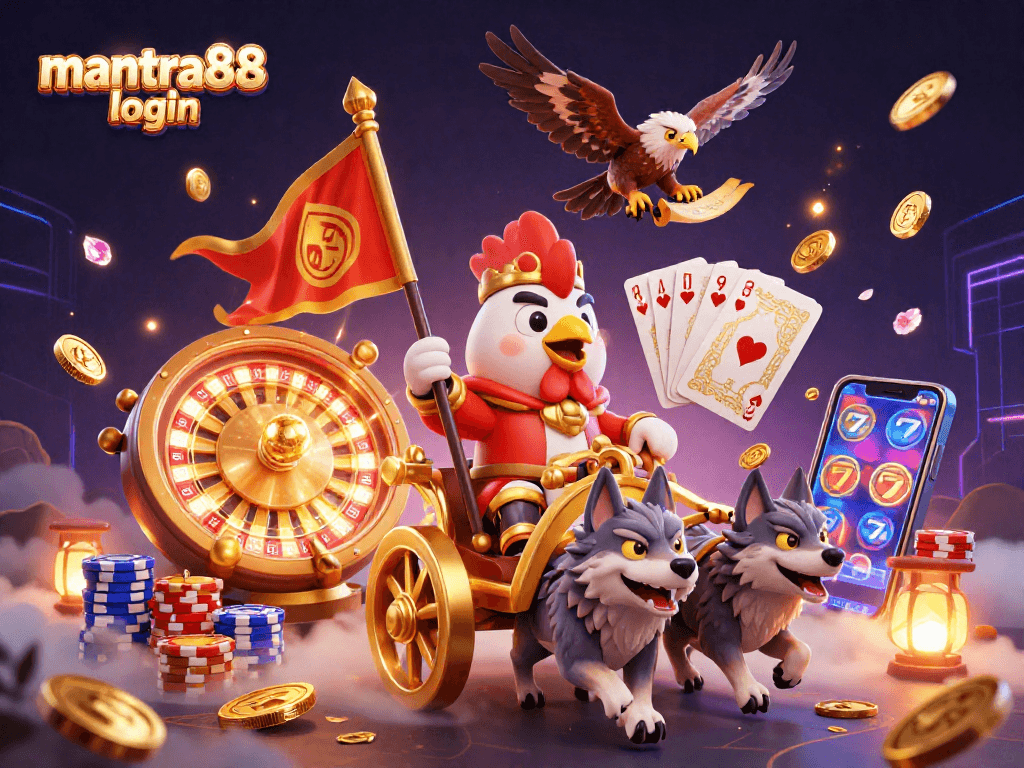 Experience the excitement of winning big at mantra88 login with stunning slot reels and vibrant casino elements.