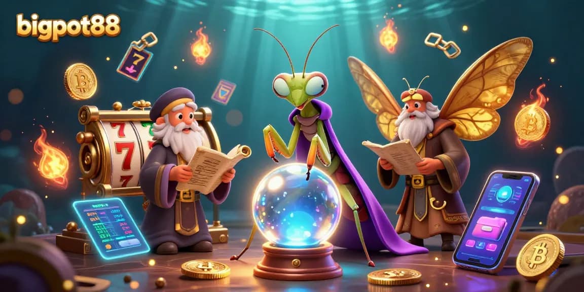 Experience exciting slots with bigpot88 featuring a whimsical fortune teller and mystical oracles.