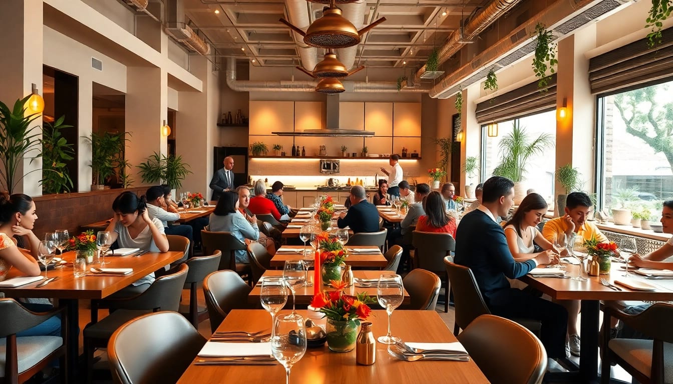 Engage in a vibrant restaurant ambiance featuring slot online themed gourmet dining experience.