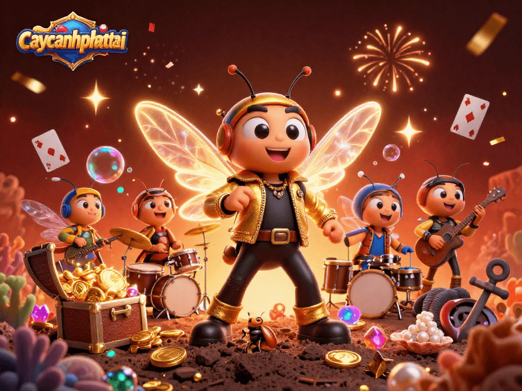 Experience the excitement of caycanhphattai with vibrant 3D characters and casino rewards.