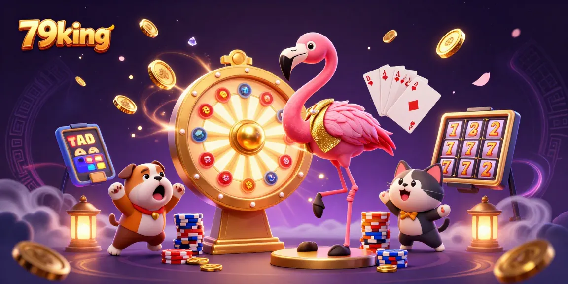 Experience thrilling wins with 79king as the game show host spins a golden prize wheel.