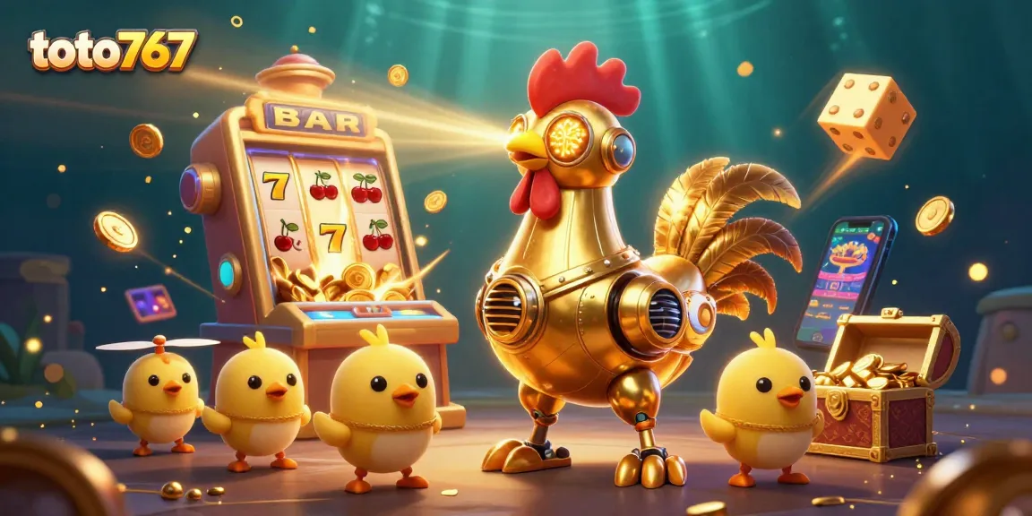 Toto767 menghadirkan jackpot dengan mesin slot meledak dan simbol keberuntungan.