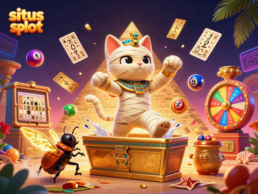 Menggandakan kesenangan bermain di situs slot dengan mumi kucing dan elemen kasino yang kaya