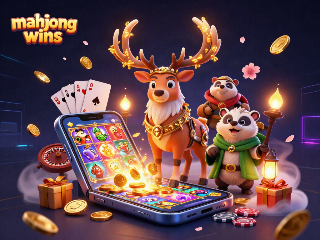 Experience mahjong wins with 3D characters and dynamic casino game elements.