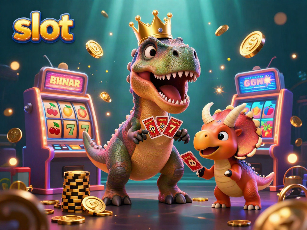 Mendapatkan kemenangan besar di slot dengan T-Rex, Pterodactyl, dan Triceratops yang penuh aksi.