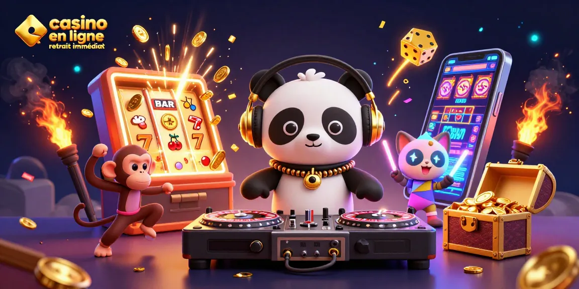 Gagnez avec le casino en ligne retrait immédiat en profitant d'un jackpot spectaculaire entouré d'animaux festifs.