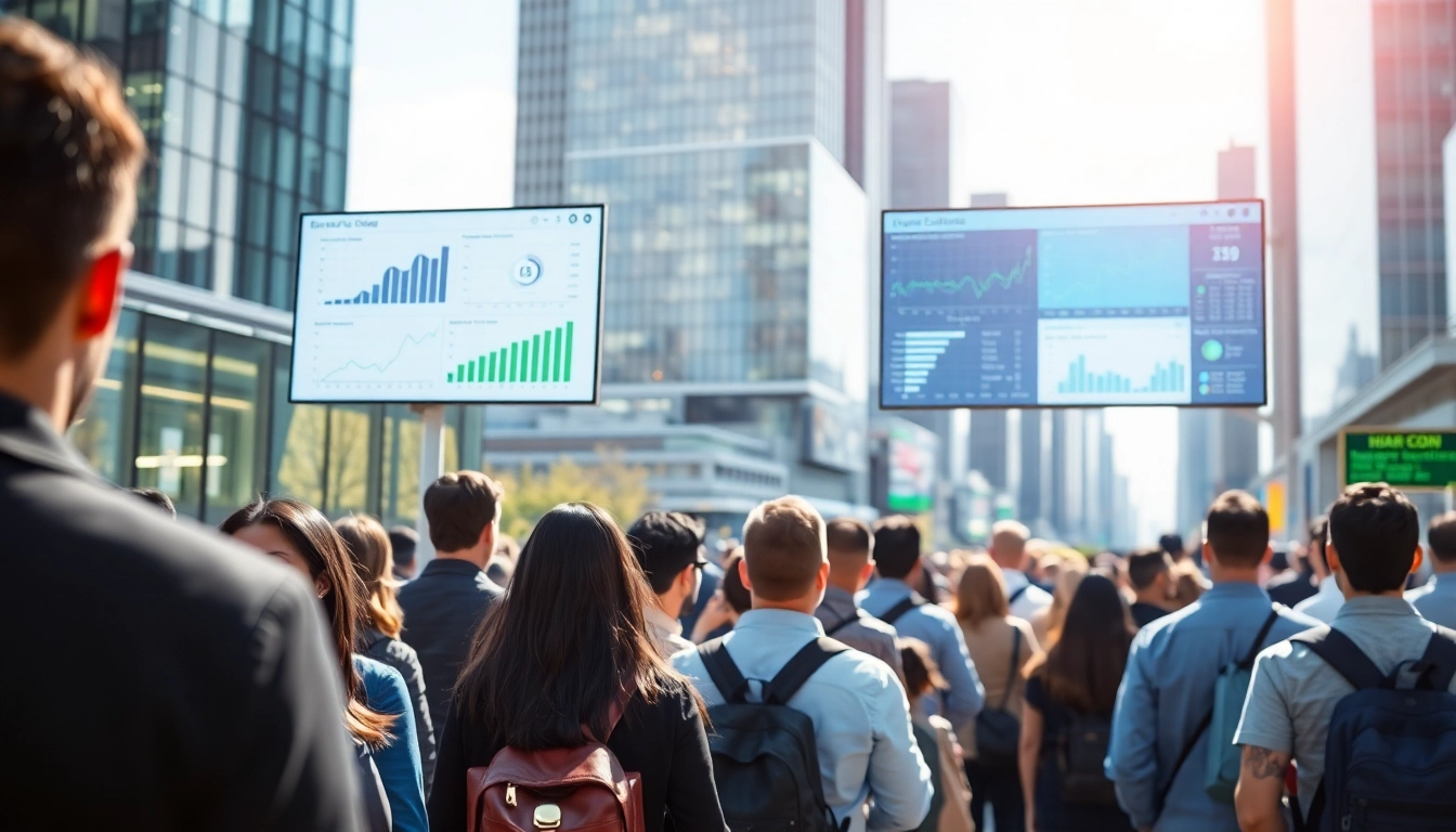 Showcasing queue detection software analytics in a bustling urban environment.