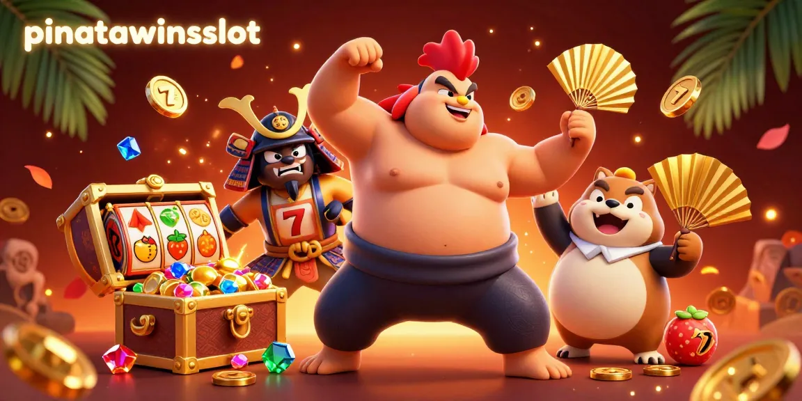 Experience dynamic action in pinatawinsslot with colorful slot reels and energetic characters.