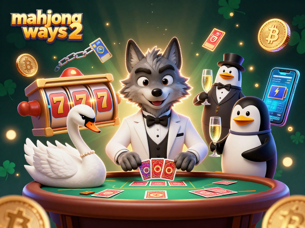 Engage in Mahjong Ways 2 with this vibrant casino scene showcasing thrilling gameplay and exciting characters.