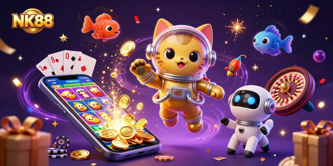 Play vibrant slot games and experience thrilling rewards with NK88's exciting casino adventures.