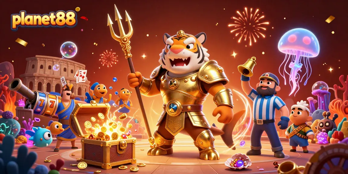 Engage with exciting gameplay at planet88 featuring vibrant slots and a thrilling underwater scene.