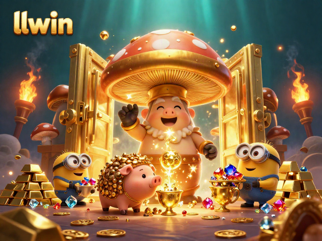 Experience thrilling jackpots with llwin's unique golden wizard and treasure-filled adventure.