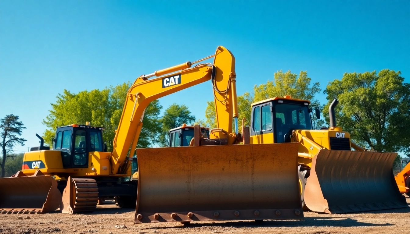 Renting flathead equipment for construction projects at a vibrant outdoor site.