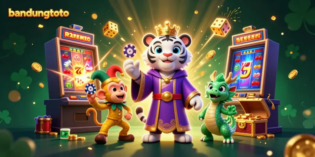 Engage with bandungtoto's vibrant 3D casino world featuring playful characters and jackpot excitement.