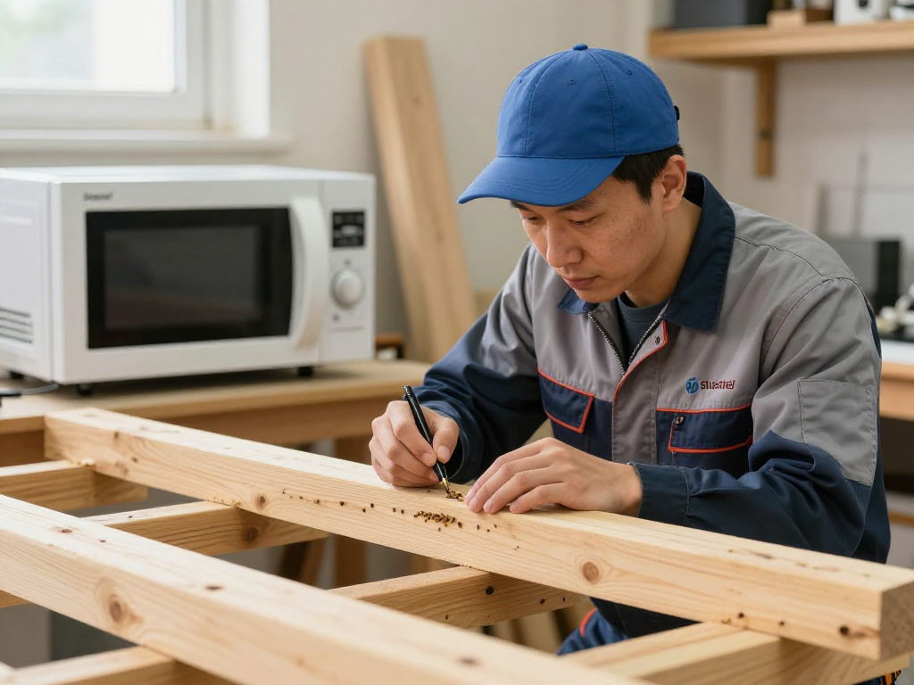 "Shashel woodworm elimination service by trusted local provider, showcasing community-focused pest control."
