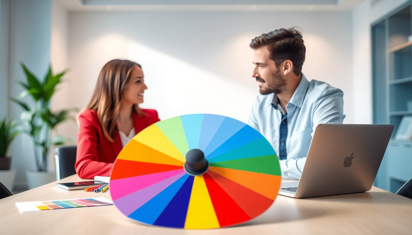 Armocromia: analisi dei colori personali durante una consulenza professionale.