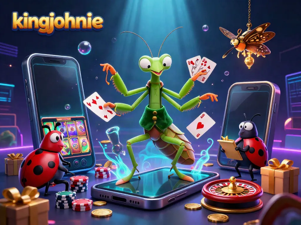 Engage with kingjohnnie's thrilling casino world with vibrant animations and rich details.