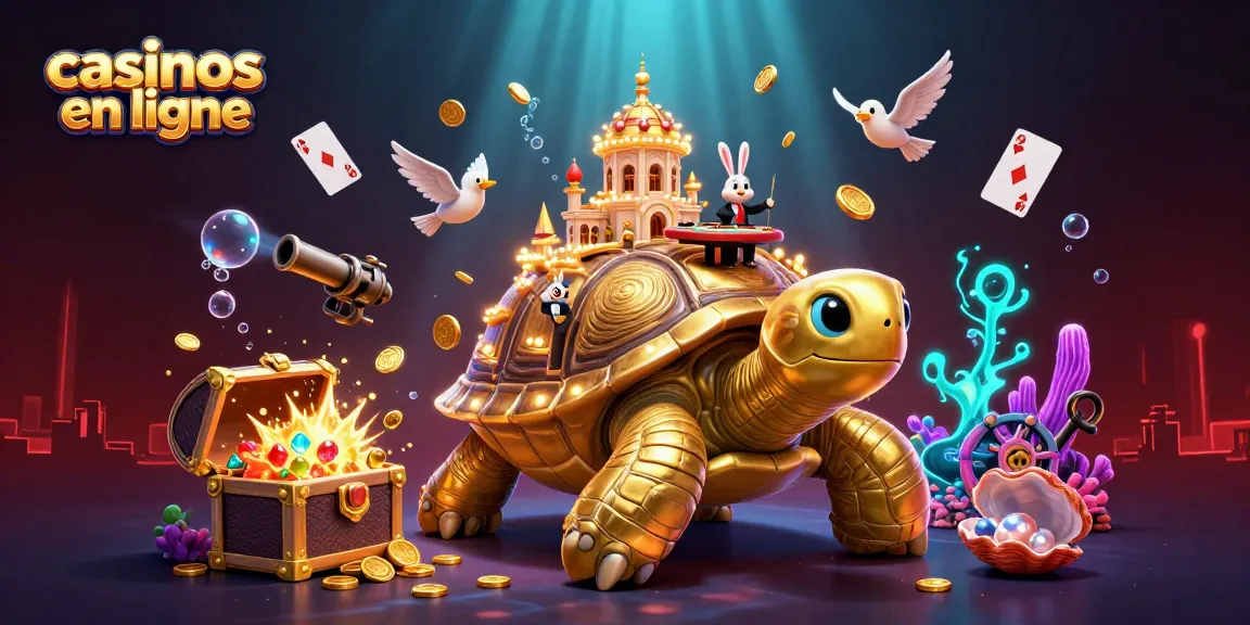 Jouer aux casinos en ligne avec la célèbre tortue d'or et le croupier au poker