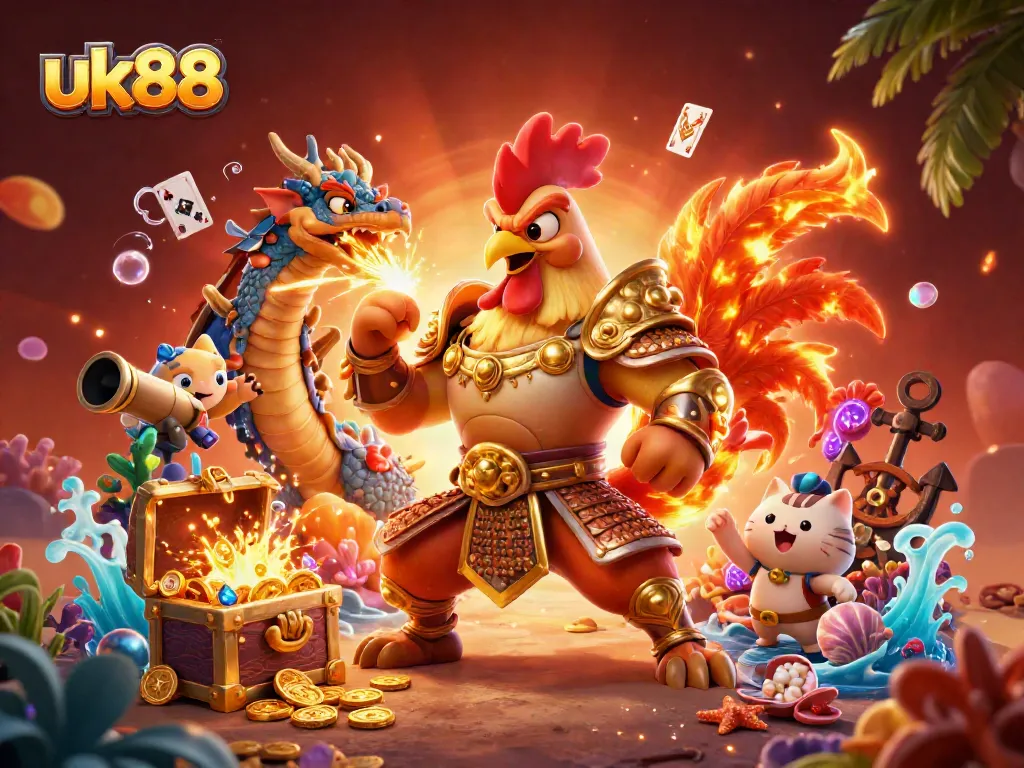 Engage in thrilling gameplay with the exciting uk88 characters and dynamic casino elements.