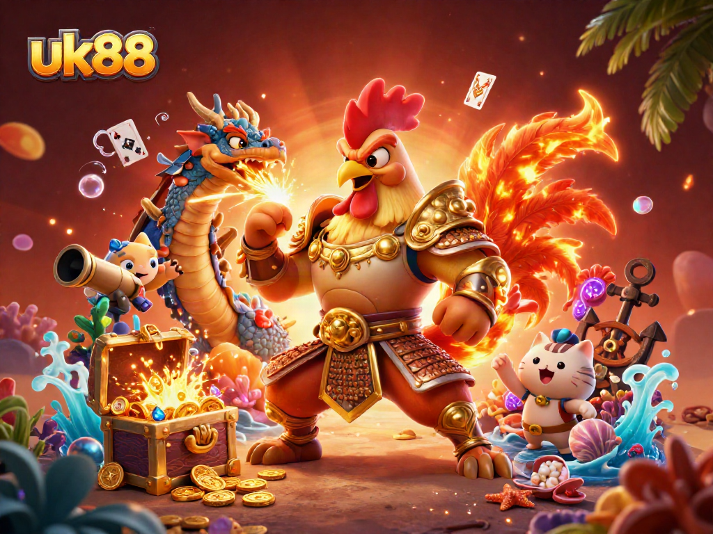 Engage in thrilling gameplay with the exciting uk88 characters and dynamic casino elements.