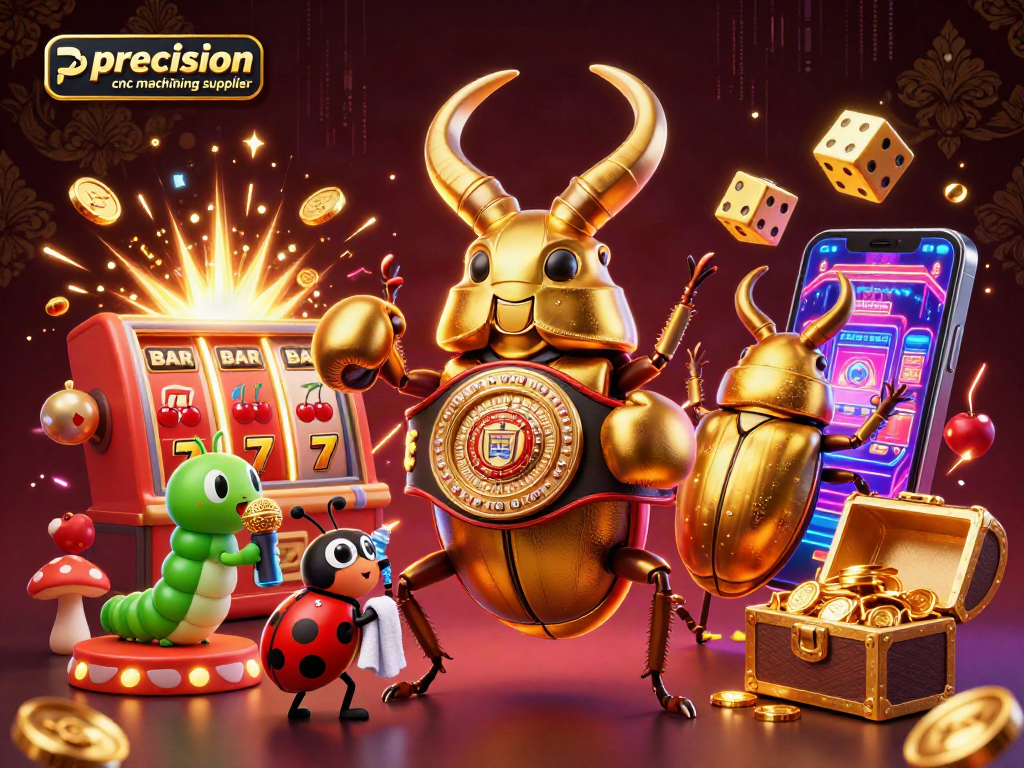 Spin to win with precision CNC machining supplier, showcasing thrilling casino elements.