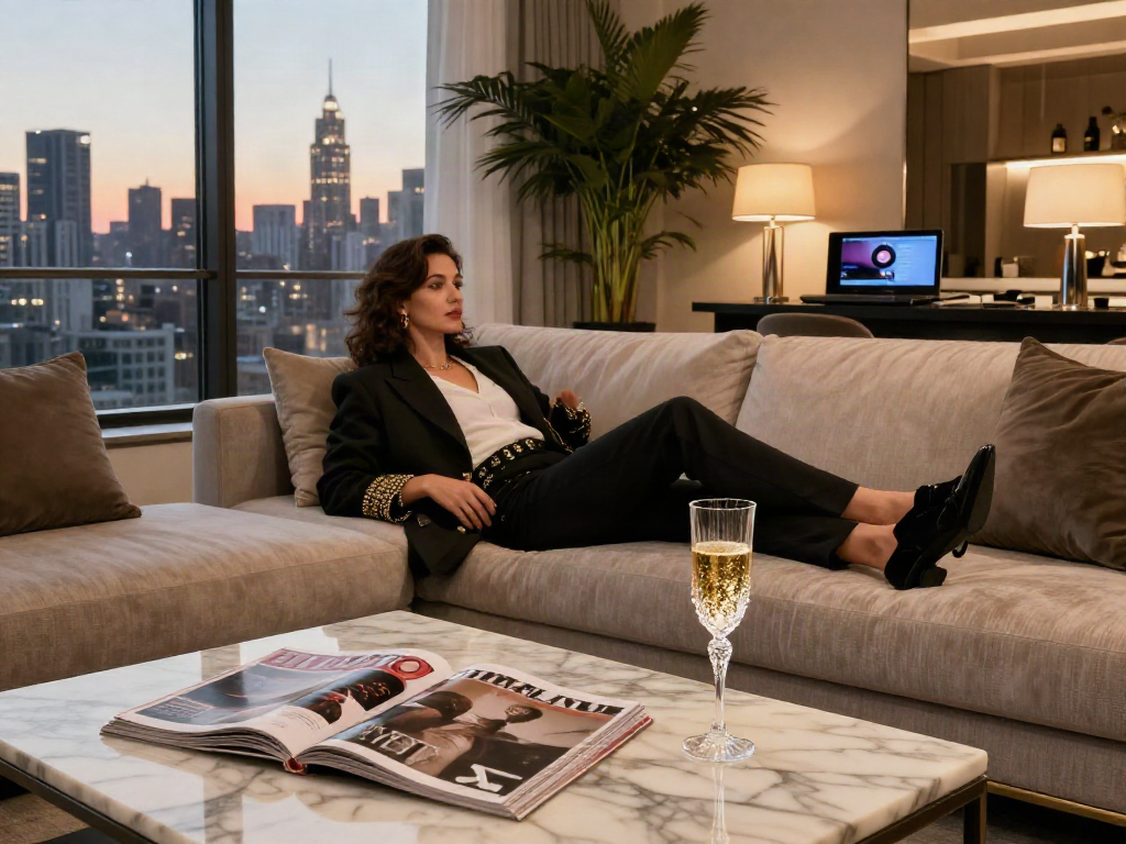 LUXURY111: Gaya hidup mewah dalam penthouse urban dengan pemandangan kota yang menakjubkan.