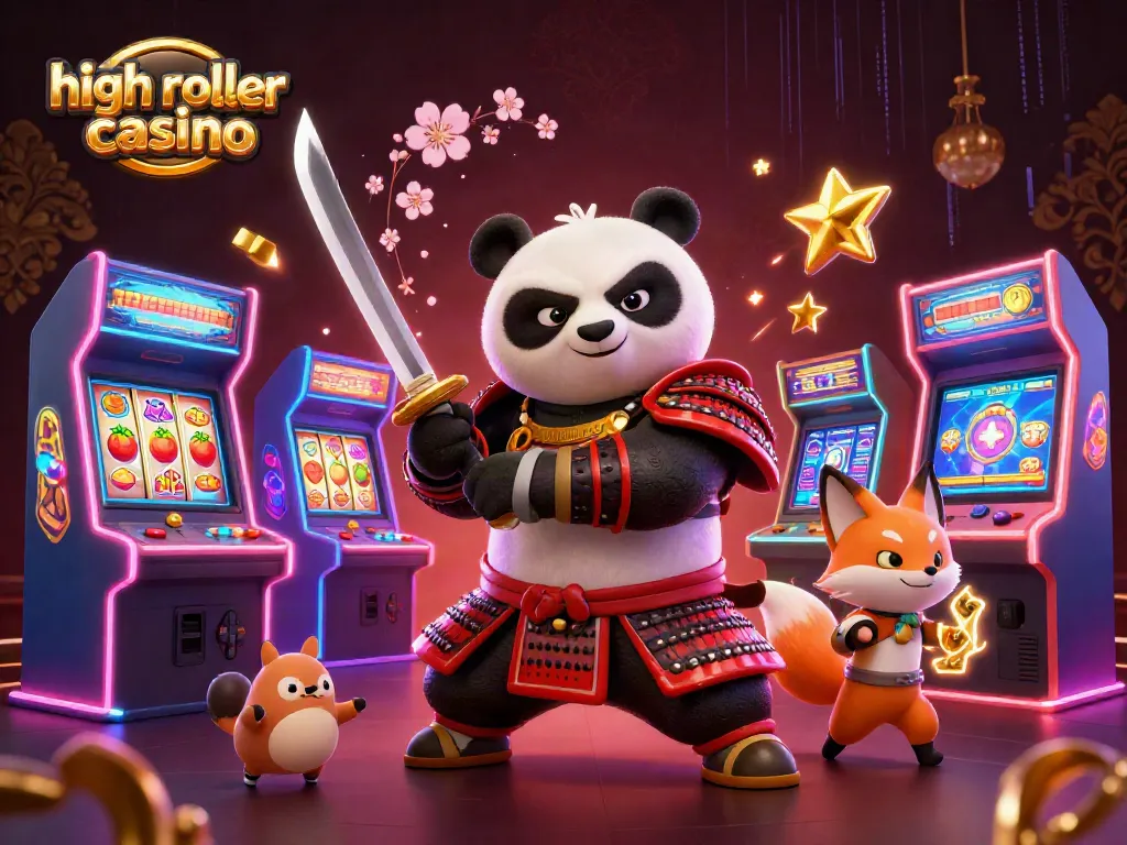 Experience high roller casino thrills with exciting characters and vibrant gaming elements!
